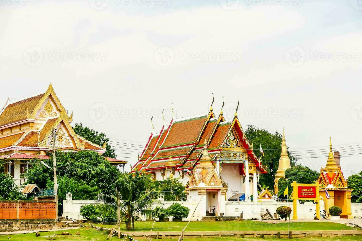 paysage avec une temple photo