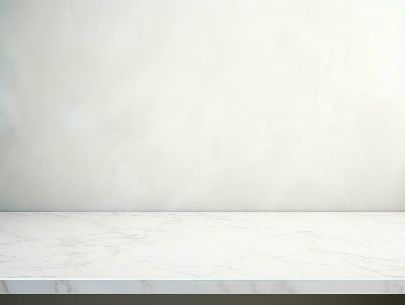 marbre dessus de la table Contexte pour cuisine produit afficher arrière-plan, vide bureau étagère compteur Haut toile de fond, ai généré photo