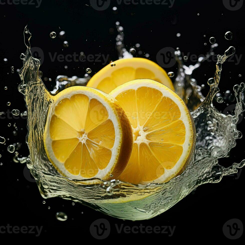 ai génératif une photo de citron