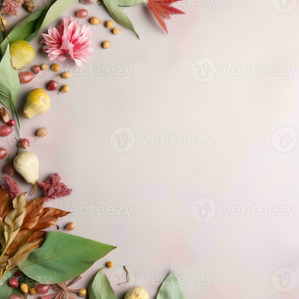 célébrer monde végétalien journée avec cette vibrant Contexte de Frais des fruits, légumes, et autre à base de plantes nourriture. le parfait toile de fond pour votre végétalien message ou promotion. génératif ai photo