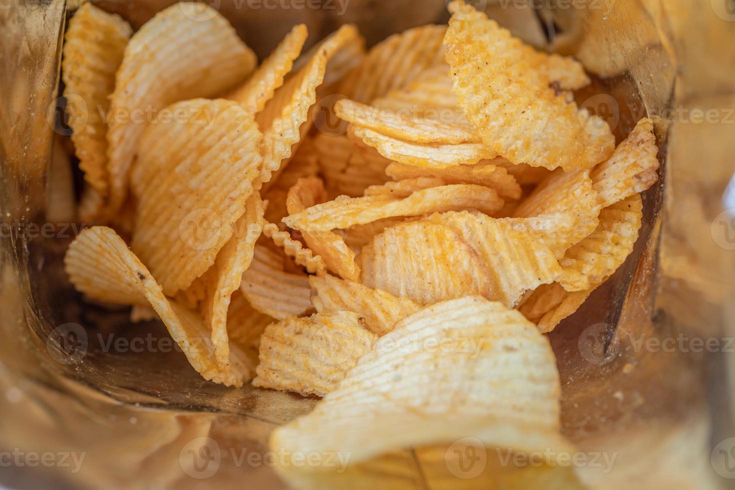 croustilles, délicieux assaisonnement bbq épicé pour les chips photo