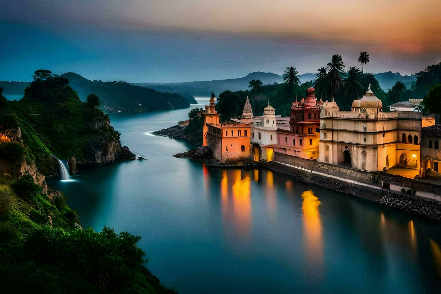 le magnifique ville de Calcutta, Inde. généré par ai photo