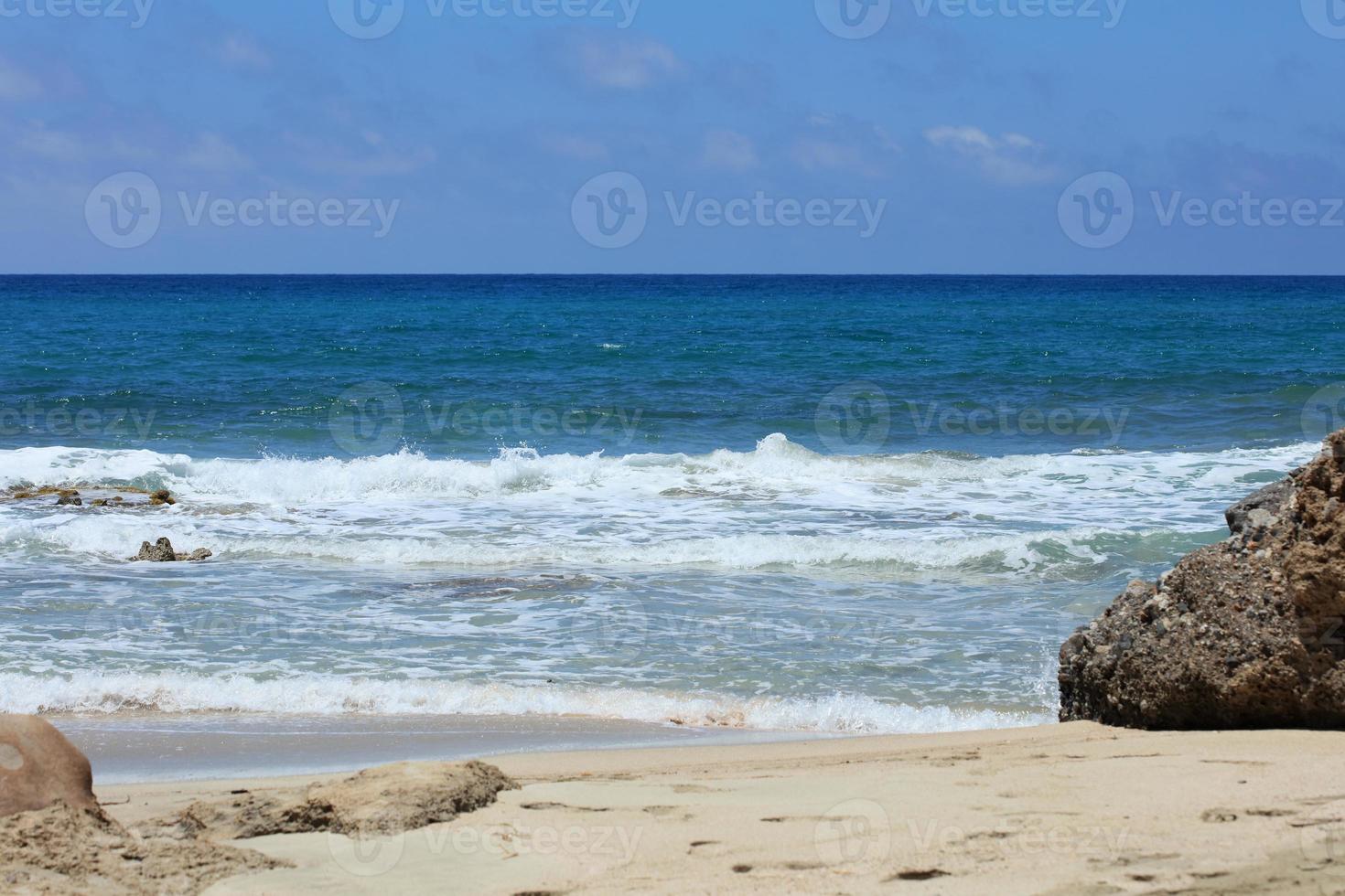 plage de falassarna lagon bleu île de crète été 2020 vacances covid19 photo