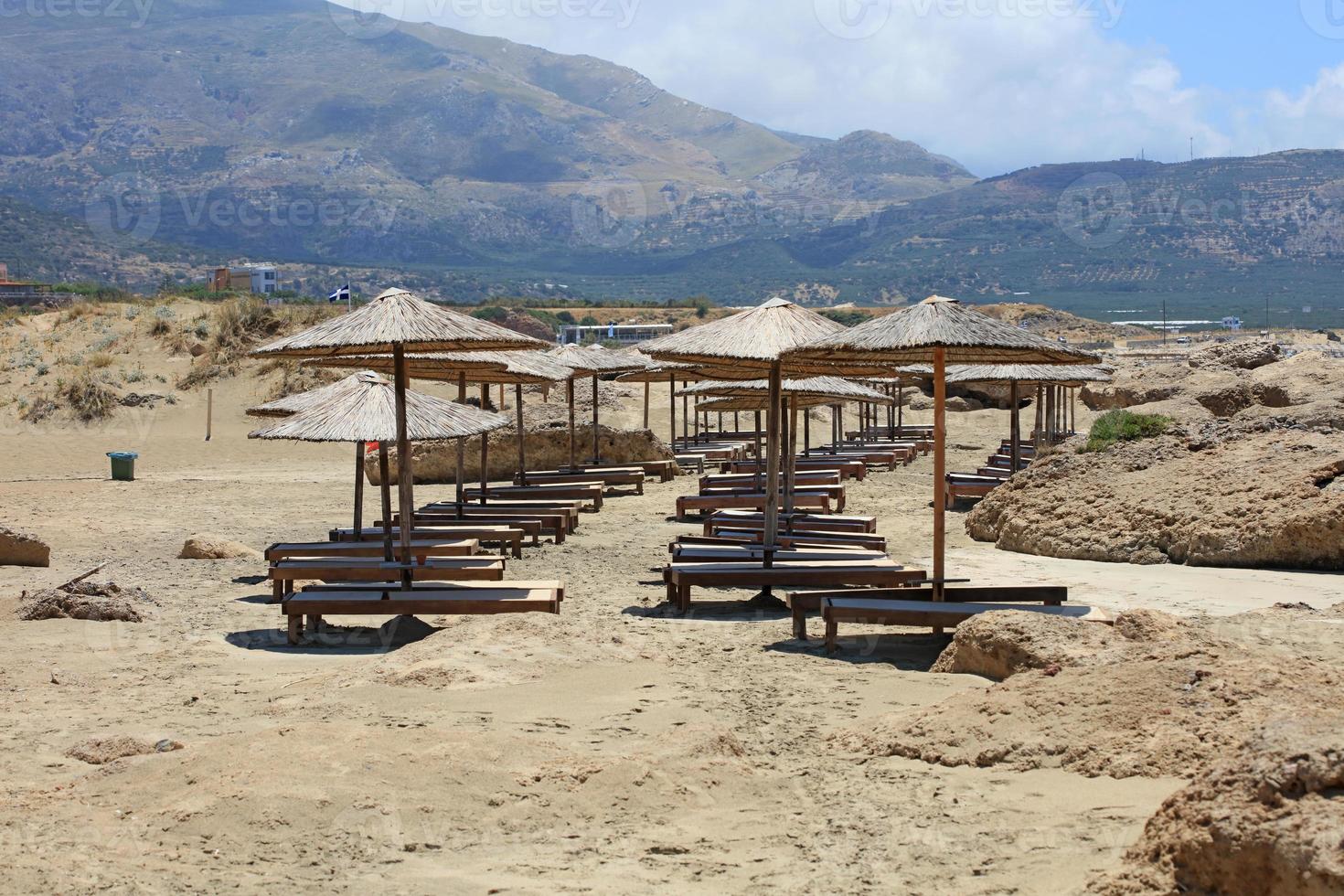 plage de falassarna lagon bleu île de crète été 2020 vacances covid19 photo