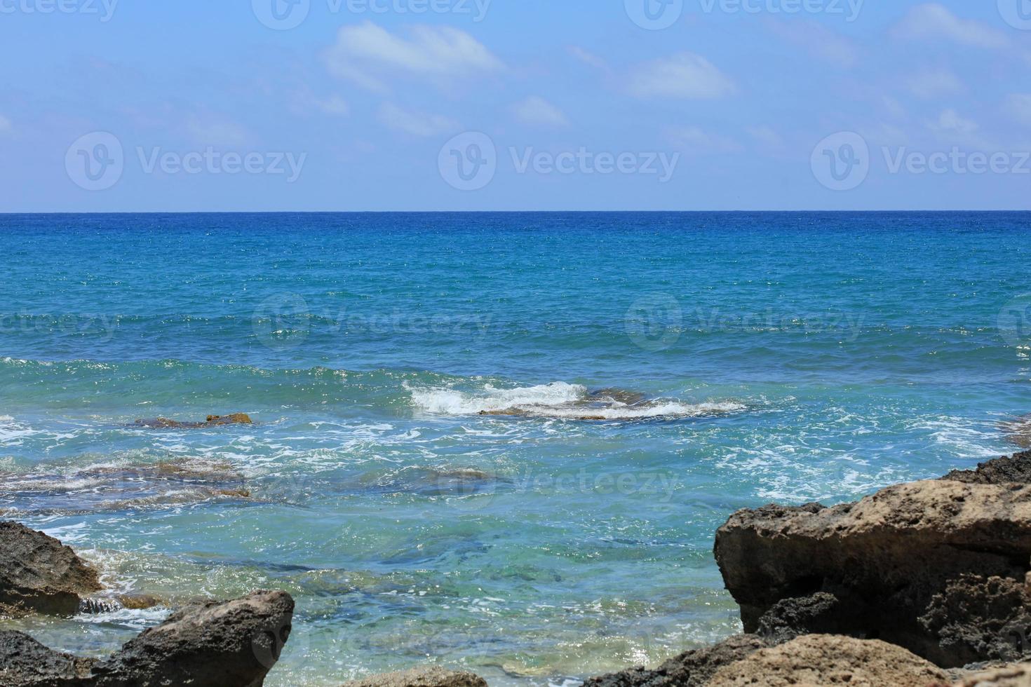 plage de falassarna lagon bleu île de crète été 2020 vacances covid19 photo