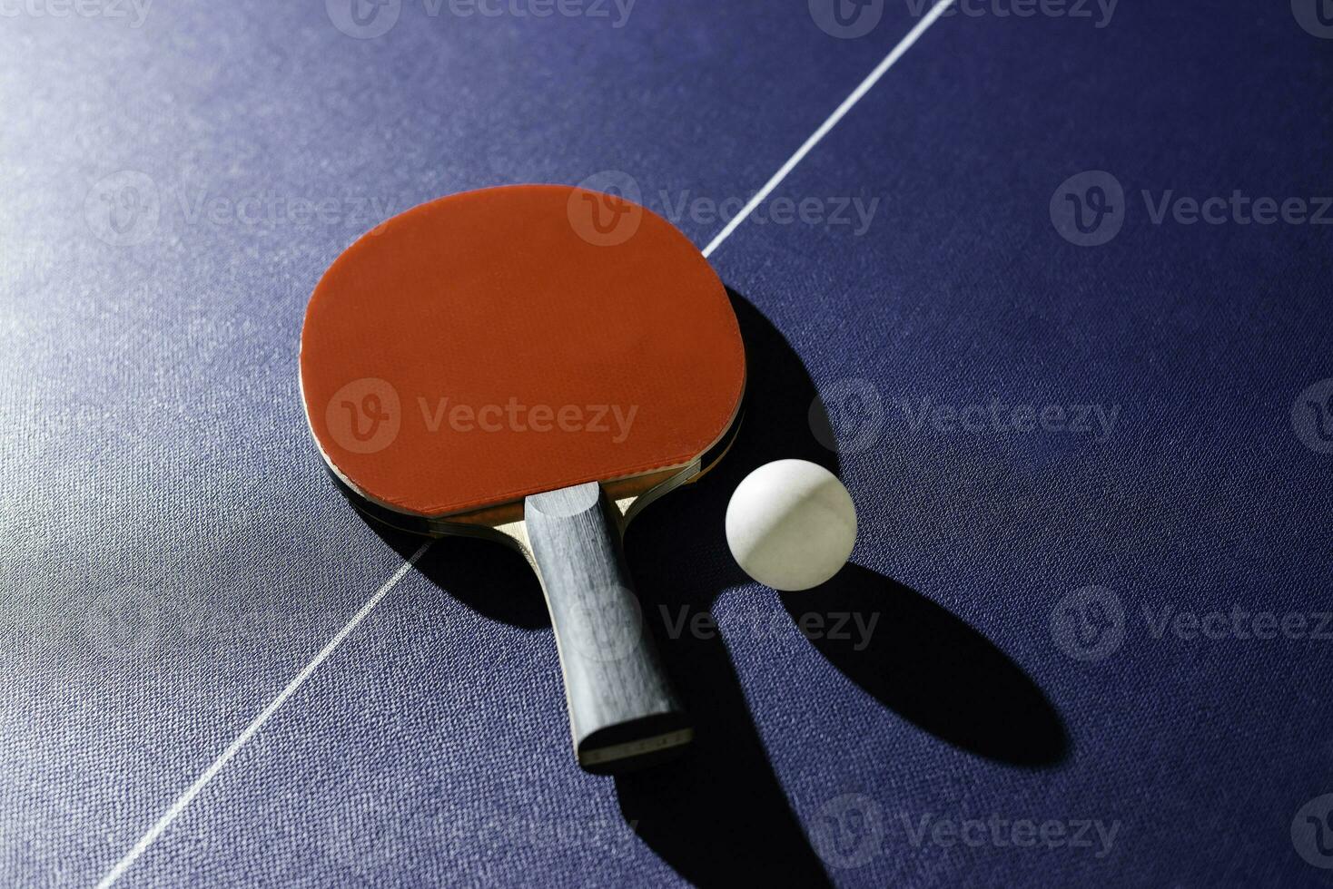 table de ping-pong ouverte bleue pour ping-pong sans filet