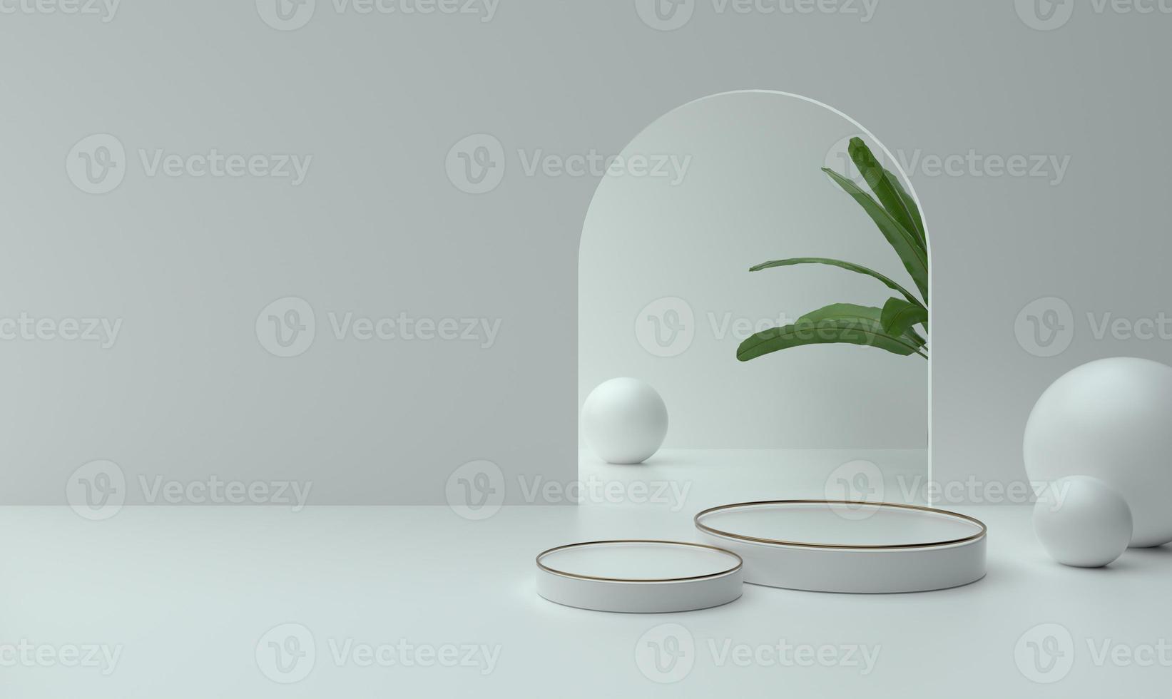 socle de produit minimal pour vitrine ou promo photo