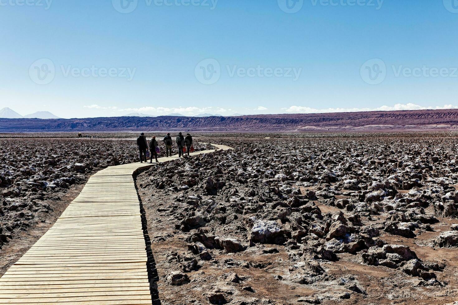 paysage de le caché baltinache lagunes - atacama désert - Chili. photo