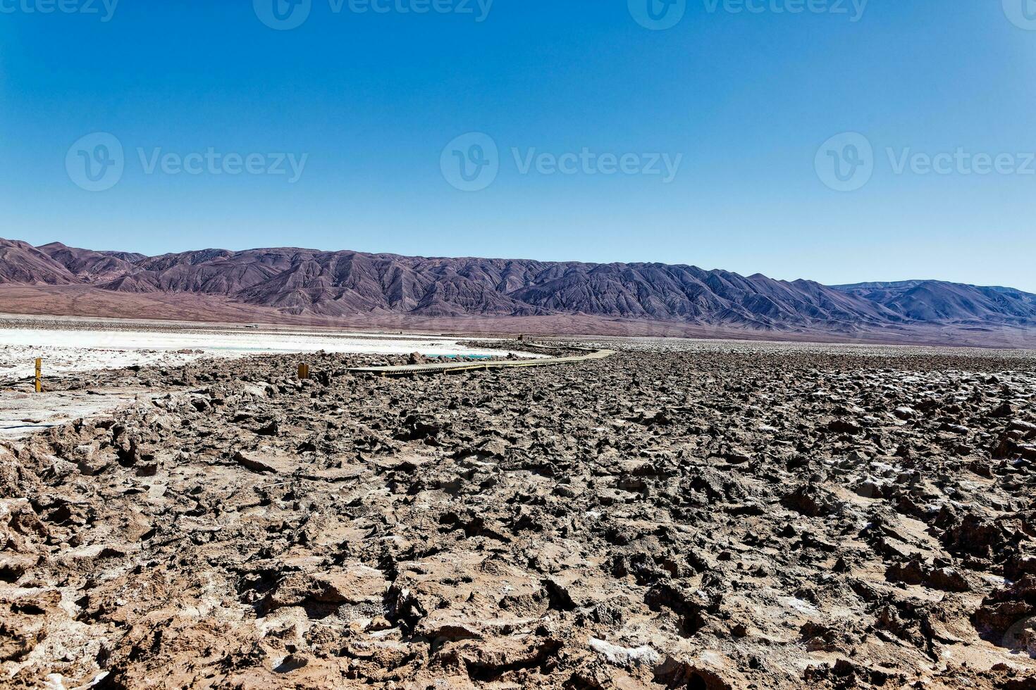 paysage de le caché baltinache lagunes - atacama désert - Chili. photo