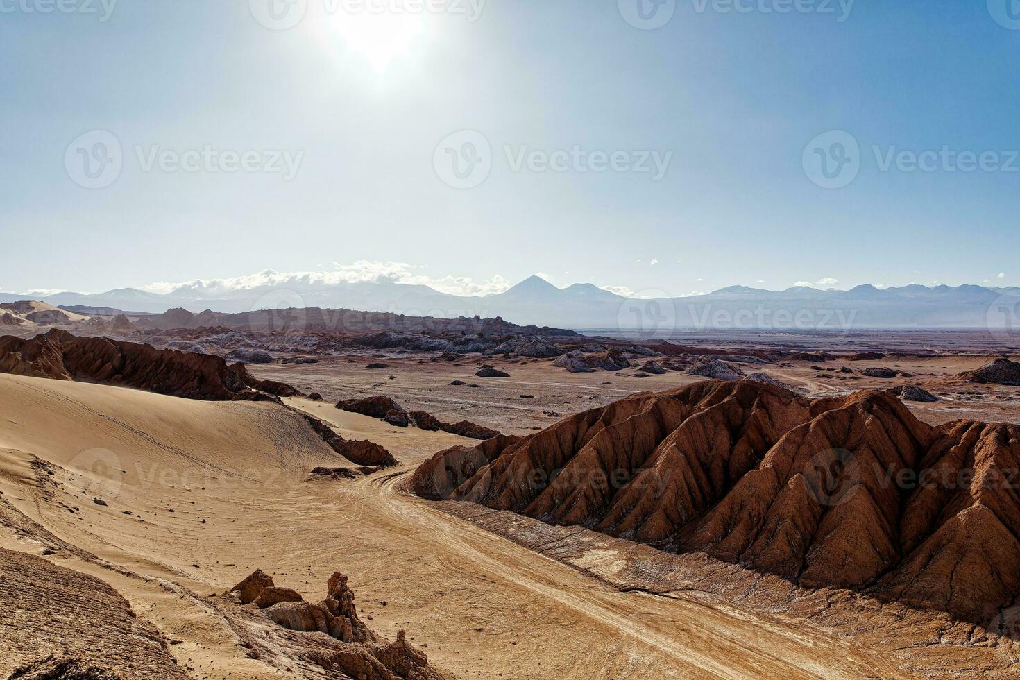 paysages de le atacama désert - san pedro de atacama - el loua - antofagasta Région - Chili. photo