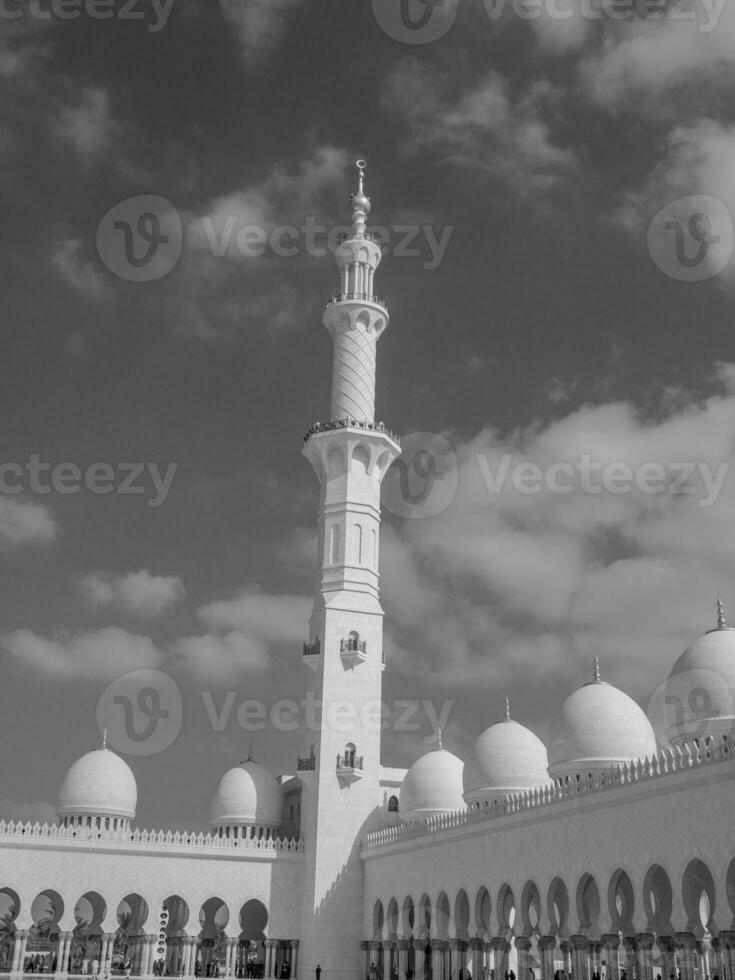 mosquée à abu dhabi photo
