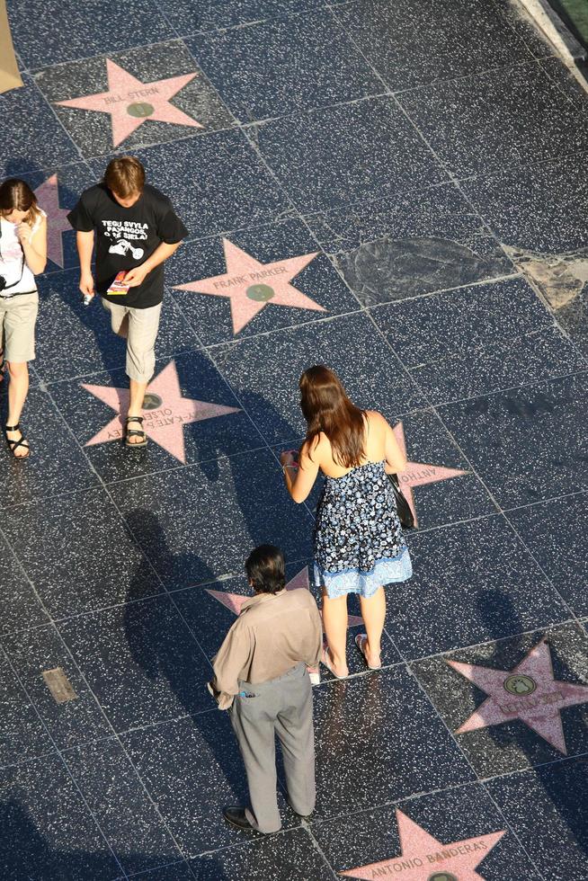 marche de la renommée hollywoodienne photo