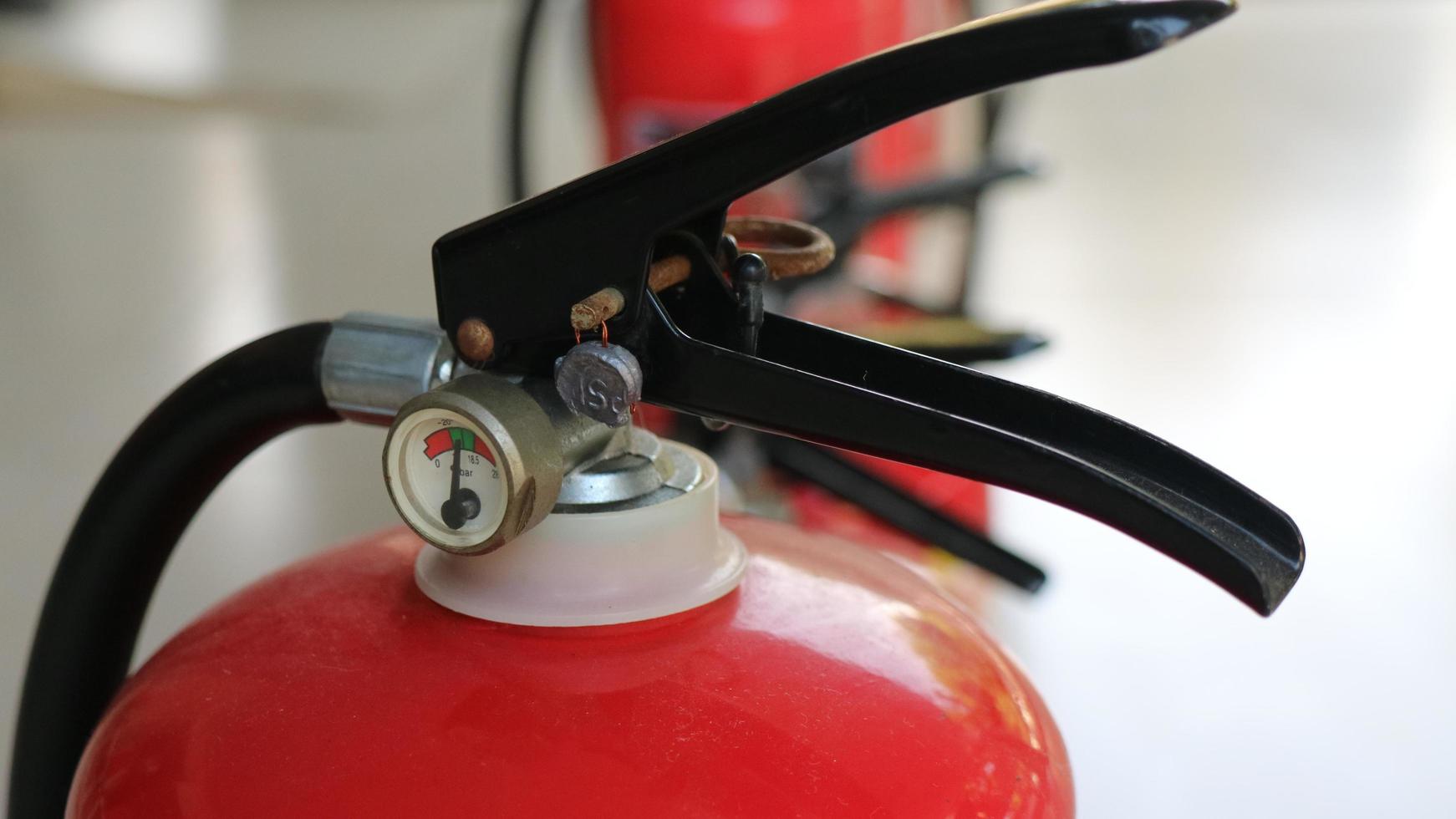 extincteurs disponibles en cas d'incendie, photo