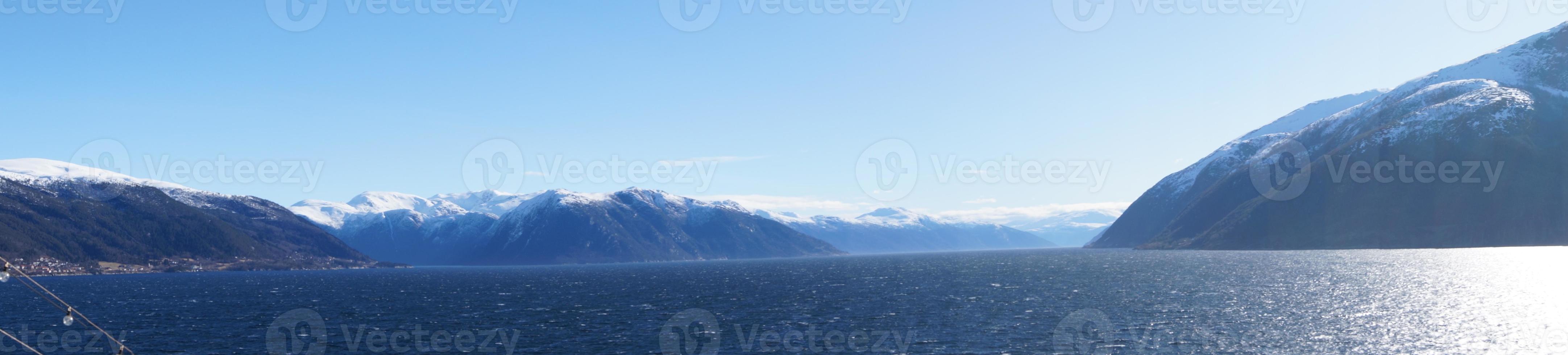 sognefjord en norvège photo