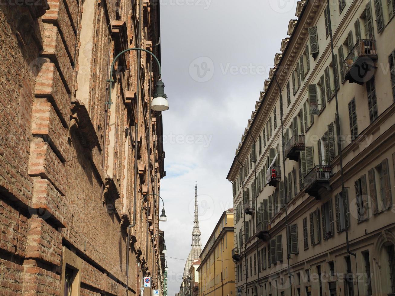 vue sur le centre-ville de Turin photo