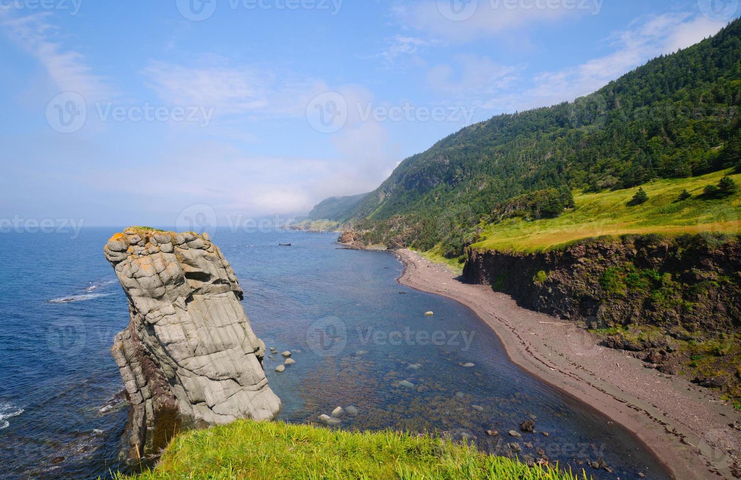 bord de mer éloigné à terre-neuve photo