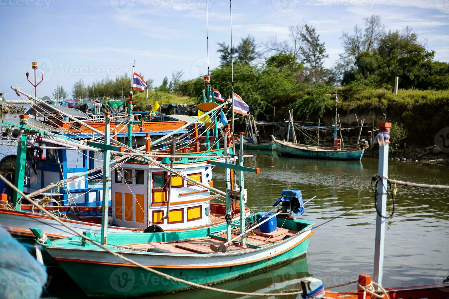 le pêche Port dans Thaïlande photo