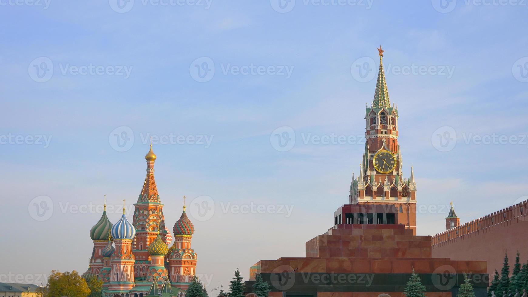 st. Basilic cathédrale sur la place rouge Moscou Kremlin, Russie photo