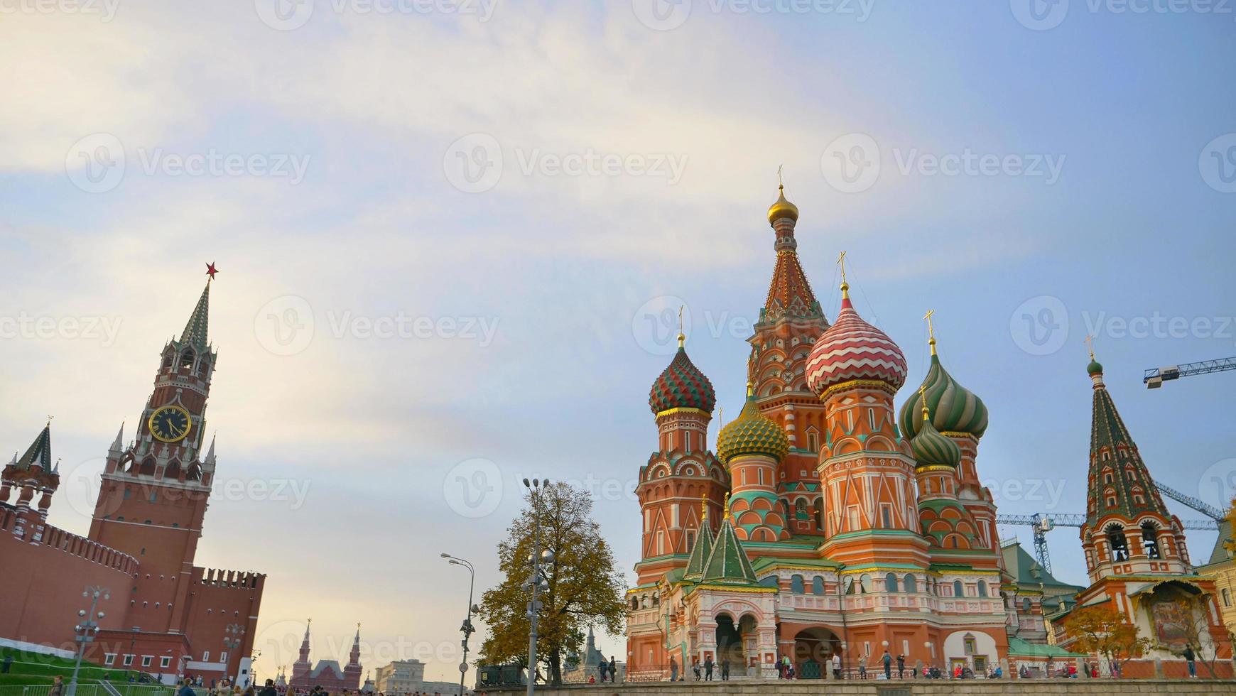 st. Basilic cathédrale sur la place rouge Moscou Kremlin, Russie photo