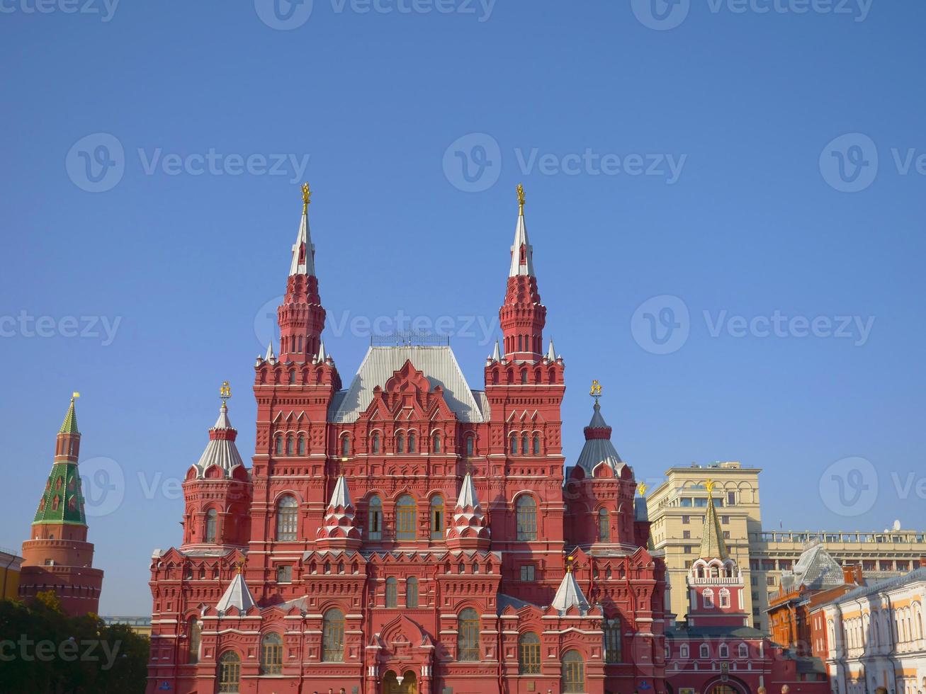 musée historique d'état sur la place rouge, moscou, russie photo