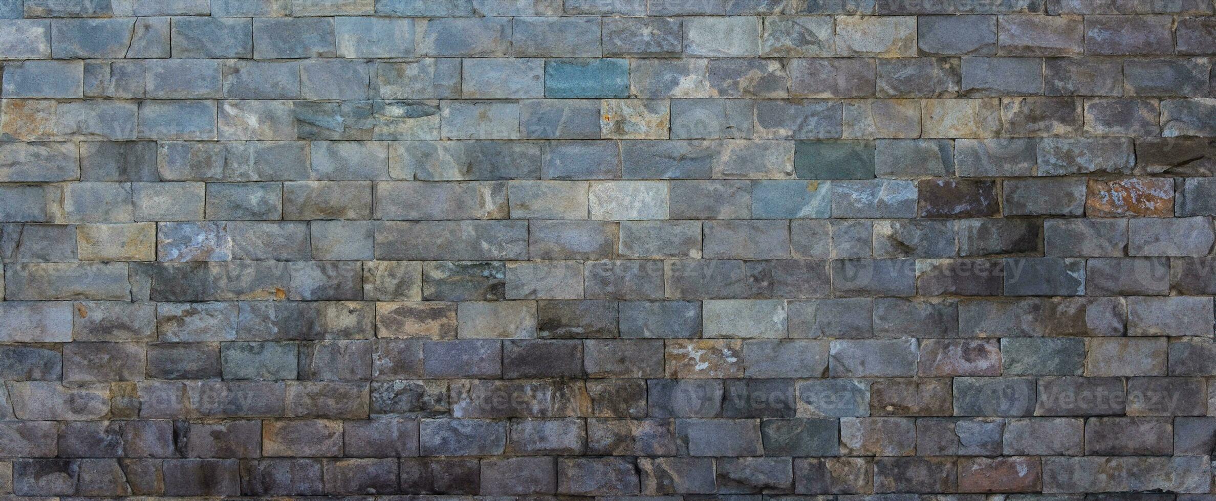 moderne pierre brique mur Contexte. pierre texture. photo