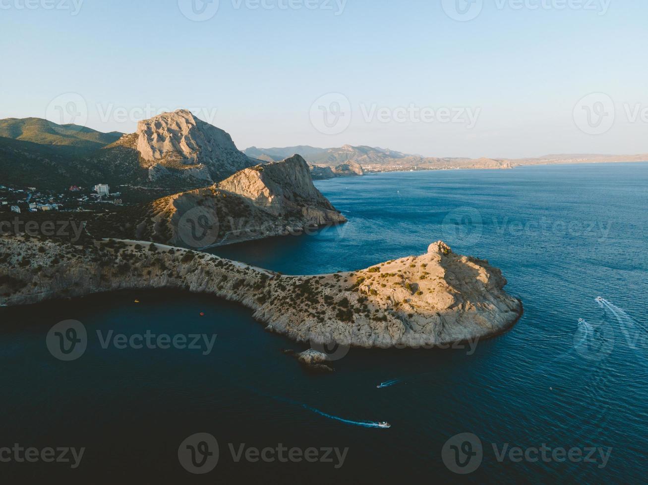paysage de Crimée et paysage marin photo