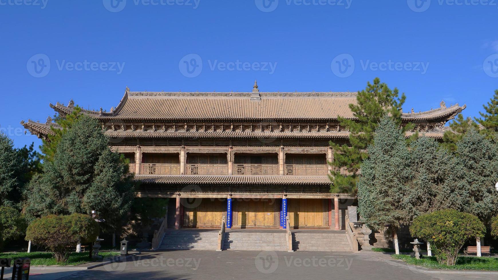 Grand temple bouddhiste de la dynastie xia de l'ouest à zhangye gansu chine photo