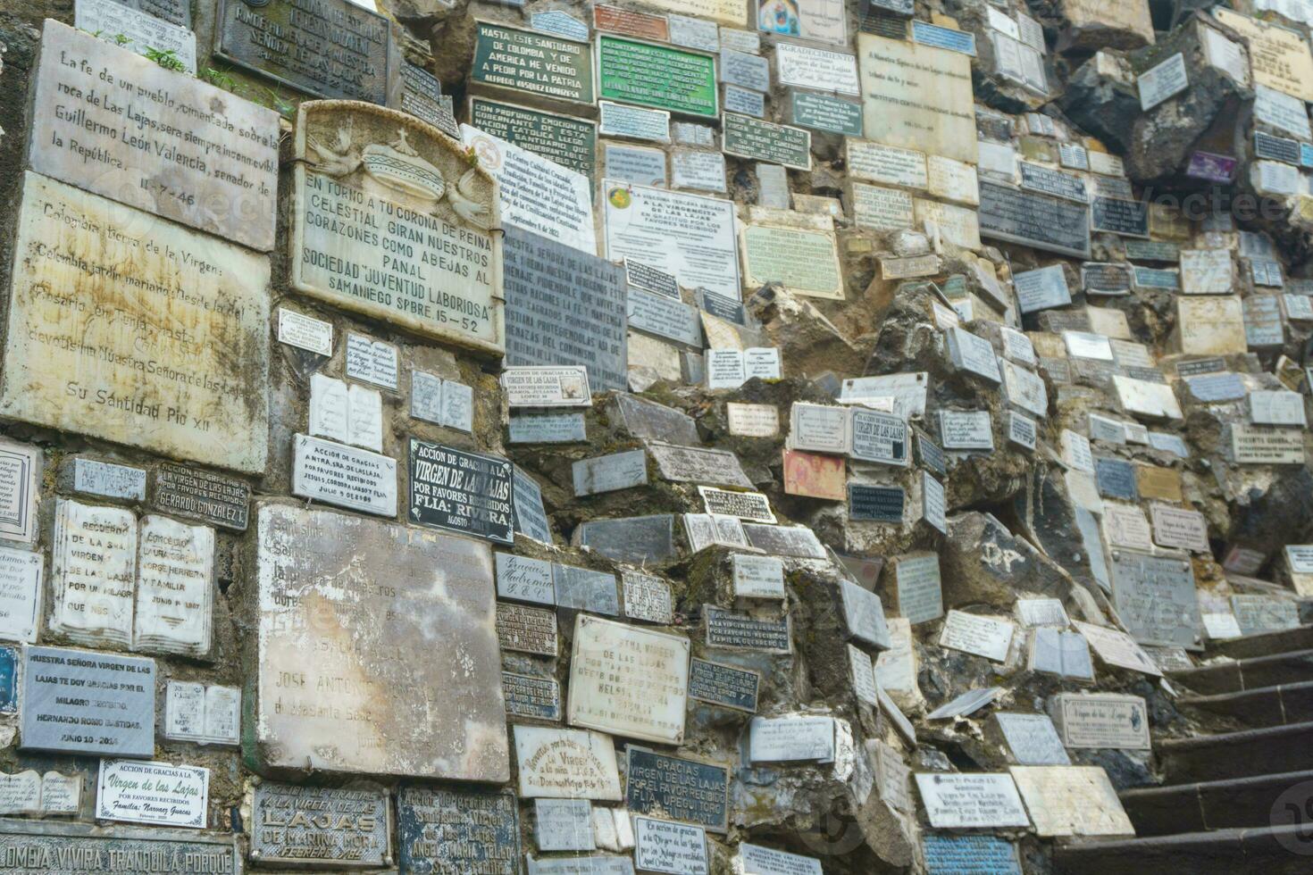 mur près le église Las lajas photo