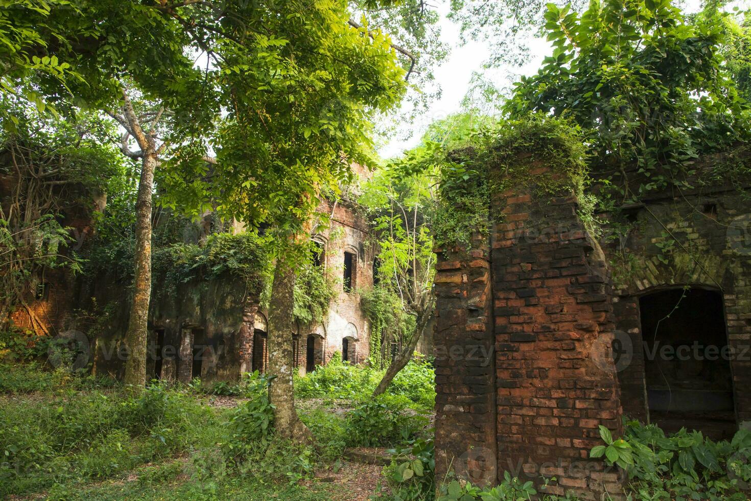 Baisrshi zamindar bari ou Rajendra babour haveli est une vieux historique zamindar maison dans faridpur- bangladesh photo