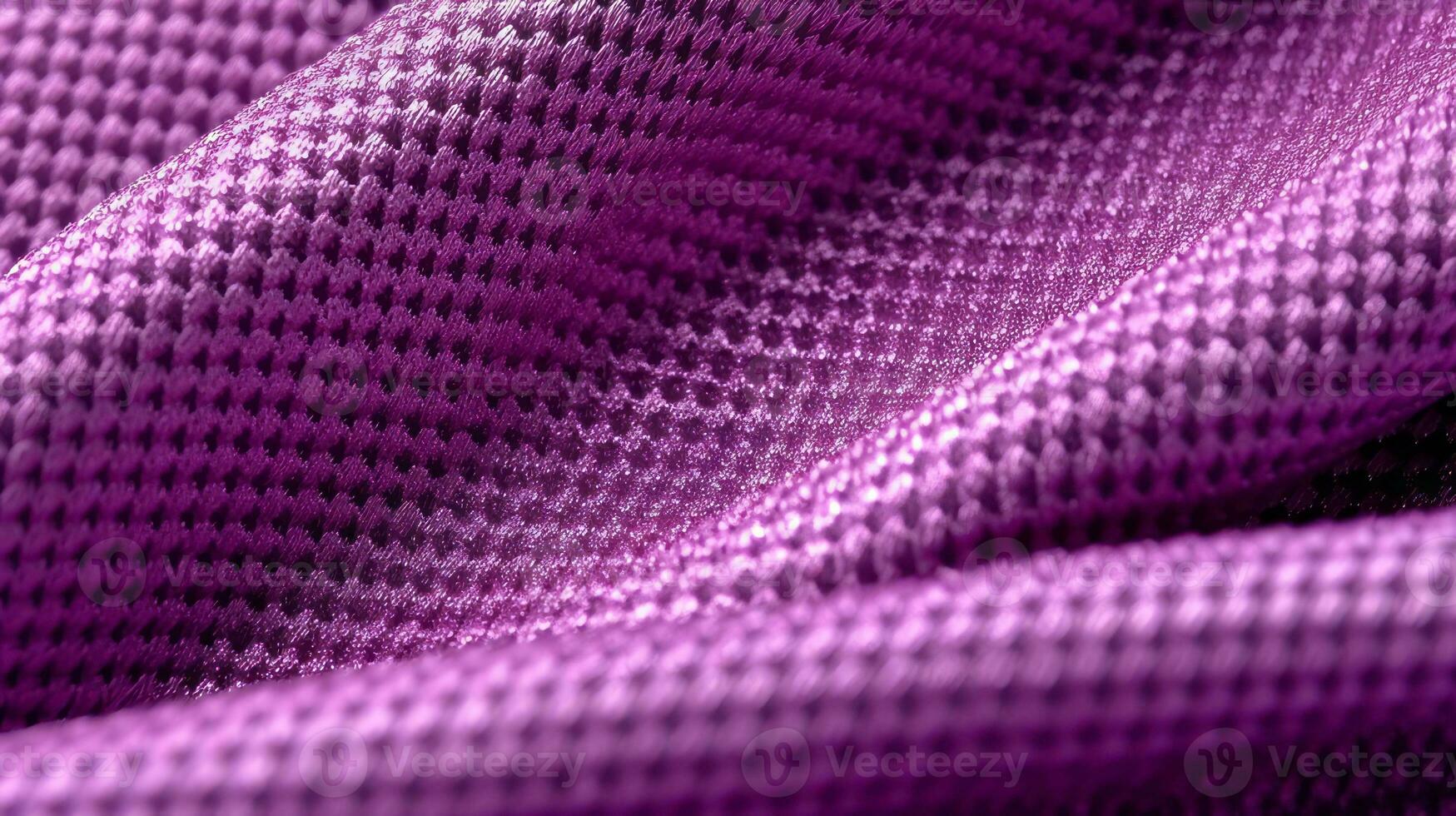 violet football en tissu texture avec air engrener. tenue de sport Contexte photo