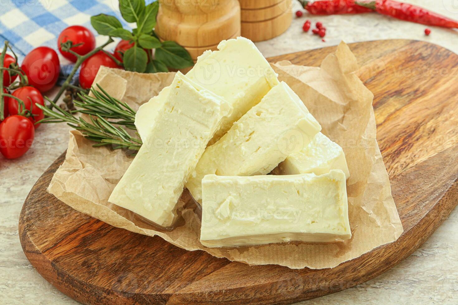 fromage feta grec biologique naturel photo