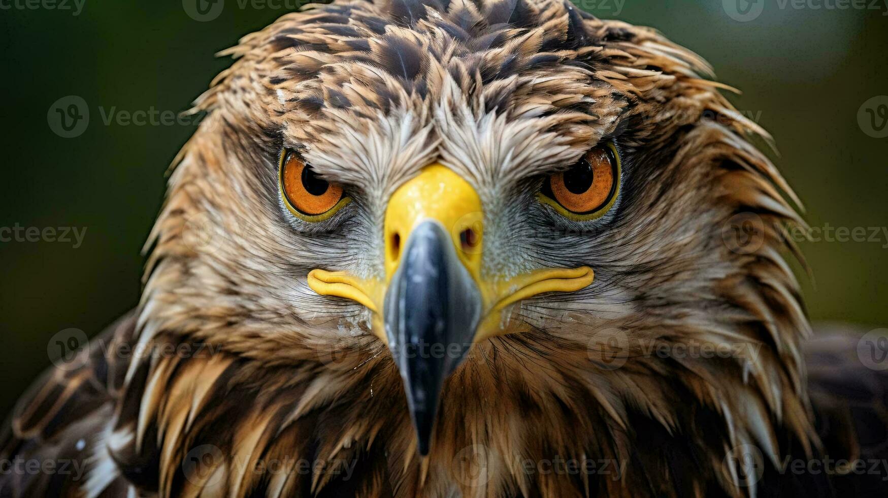 une proche en haut de une oiseau ai généré photo