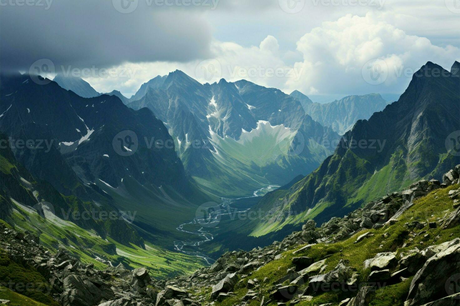 natures rocheux sentinelles, montagnes augmenter, définir les terres diverse paysages ai généré photo