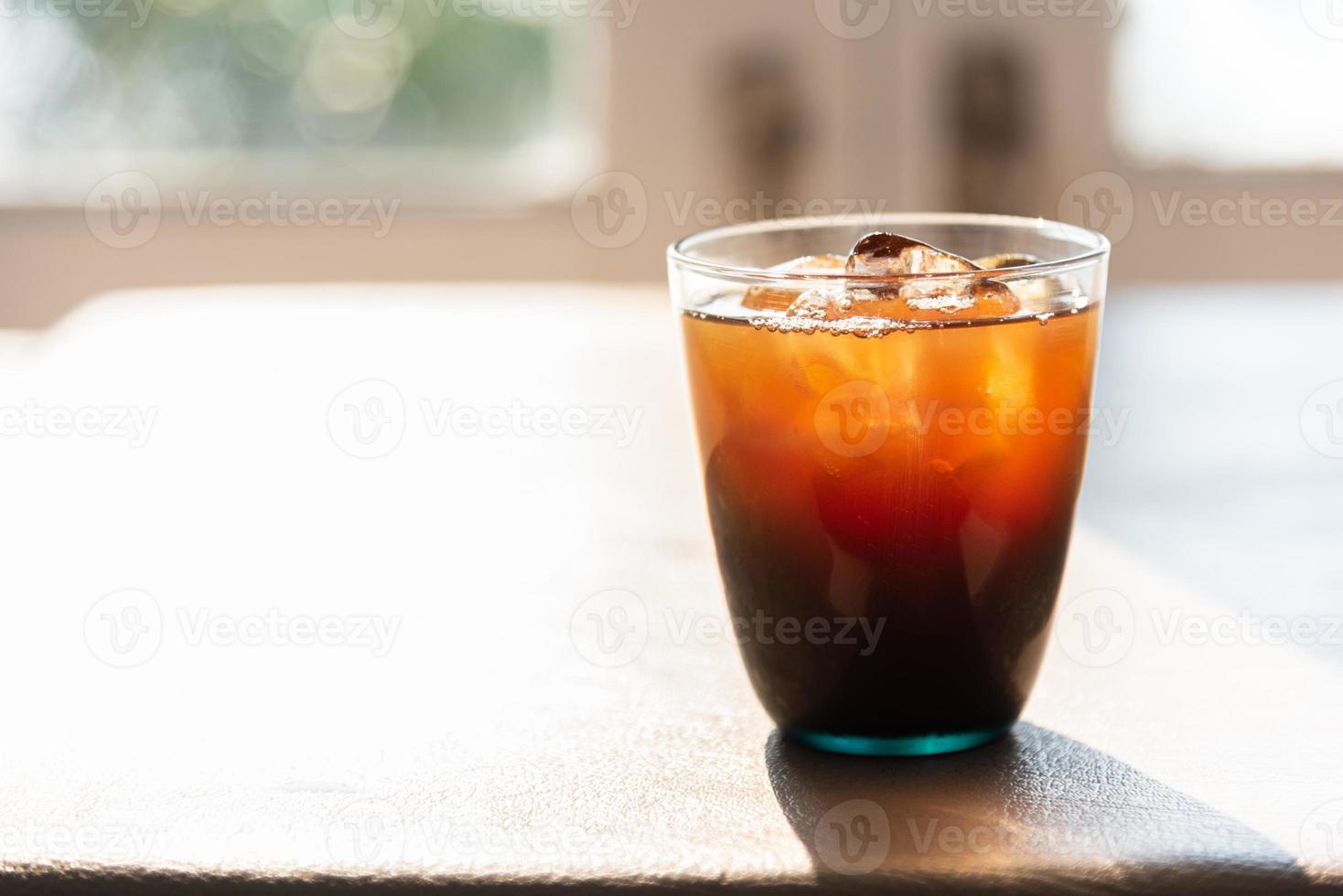 cola en verre. concept de boissons et de boissons. thème de la nourriture et des conteneurs. photo