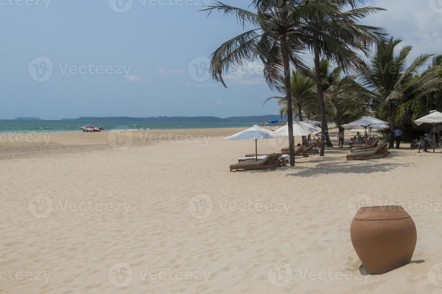 plage d'arossim à goa en inde, les plus belles plages. photo