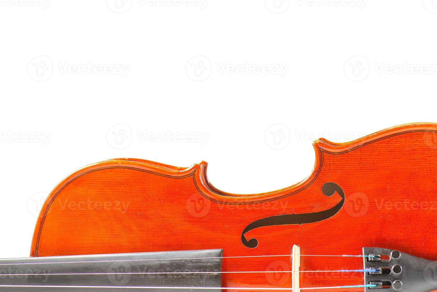 détail de violon rouge photo