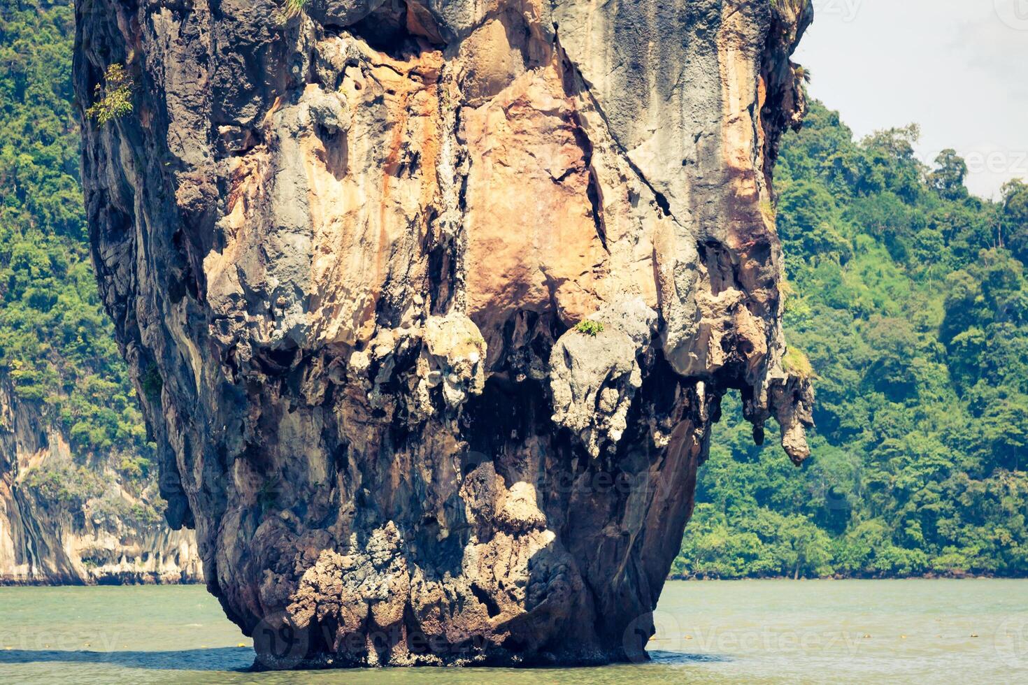 ko tapu Roche sur James liaison île, phang nga baie dans Thaïlande photo