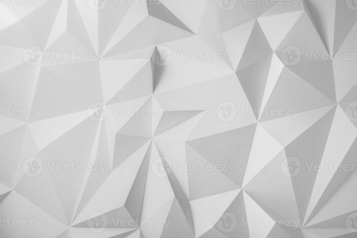 abstrait Contexte de polygones sur blanc Contexte. photo