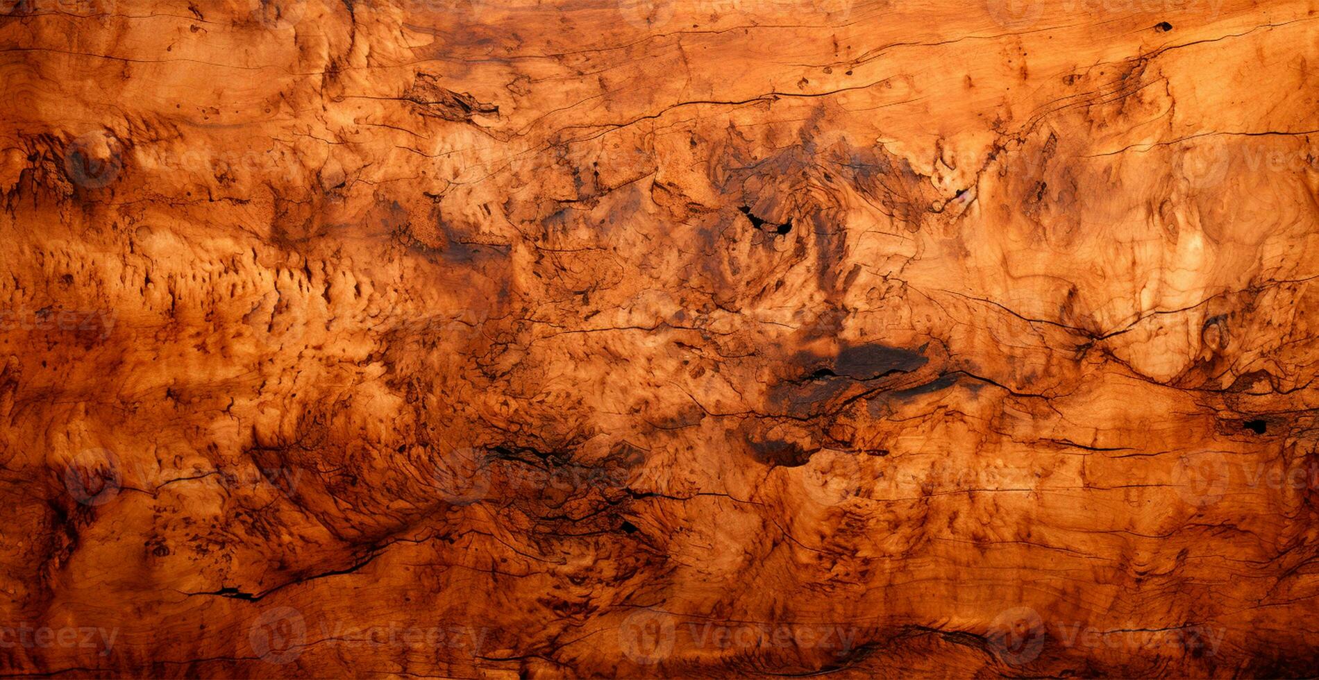 balsa bois texture, panoramique vieux Contexte - ai généré image photo