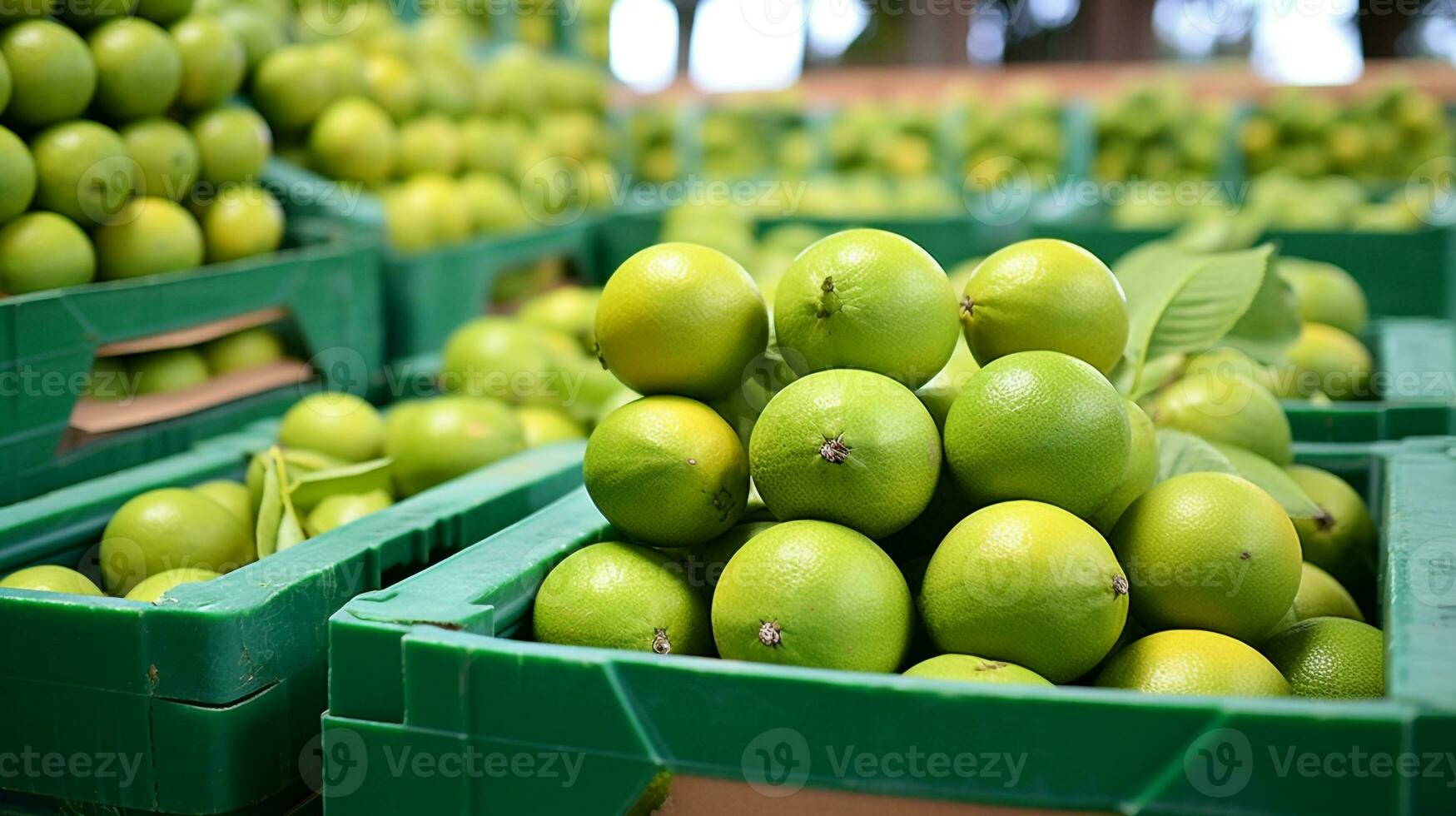 fraîchement choisi maracuja fruit de jardin mis dans le des boites. génératif ai photo