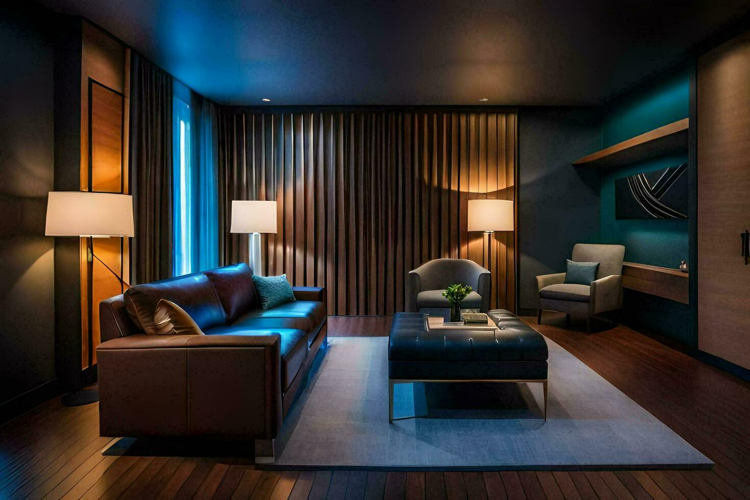 le suite à le Westin Nouveau york ville. généré par ai photo