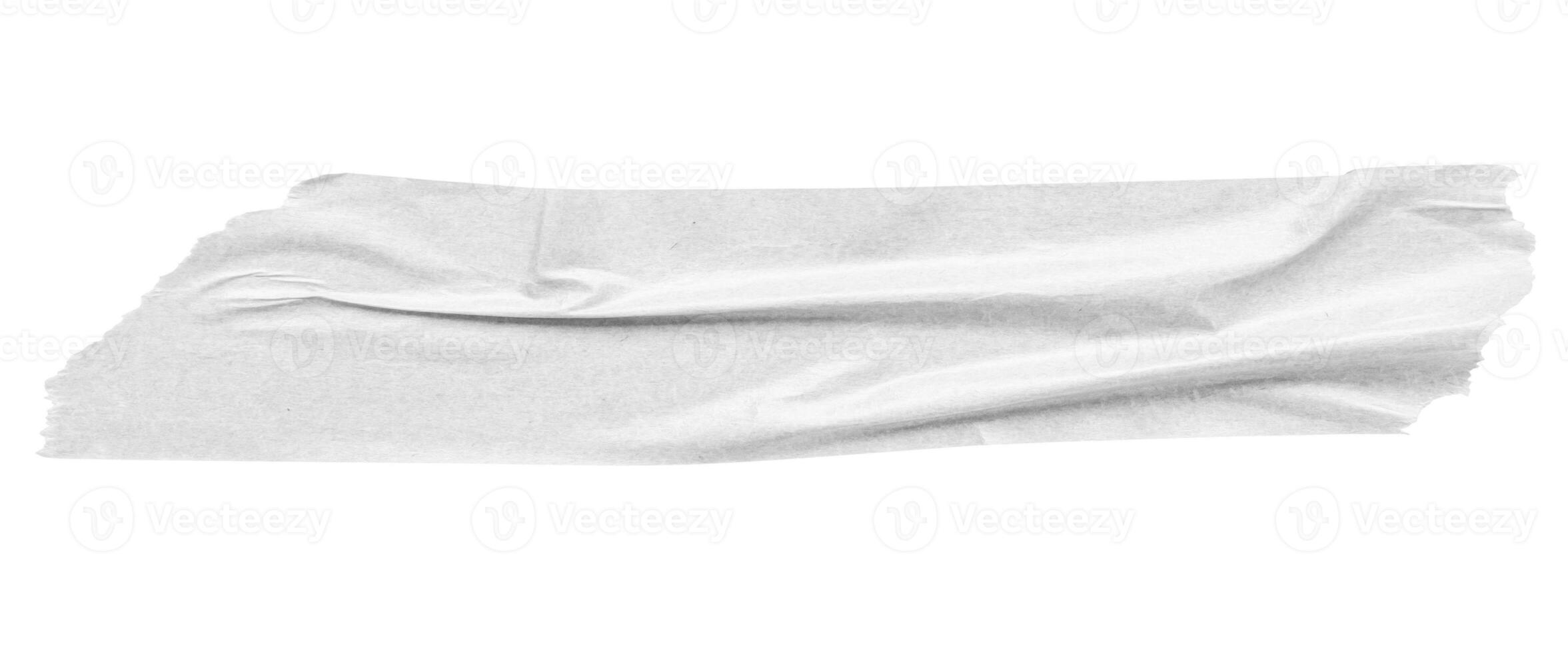 blanc adhésif papier ruban isolé sur blanc Contexte photo