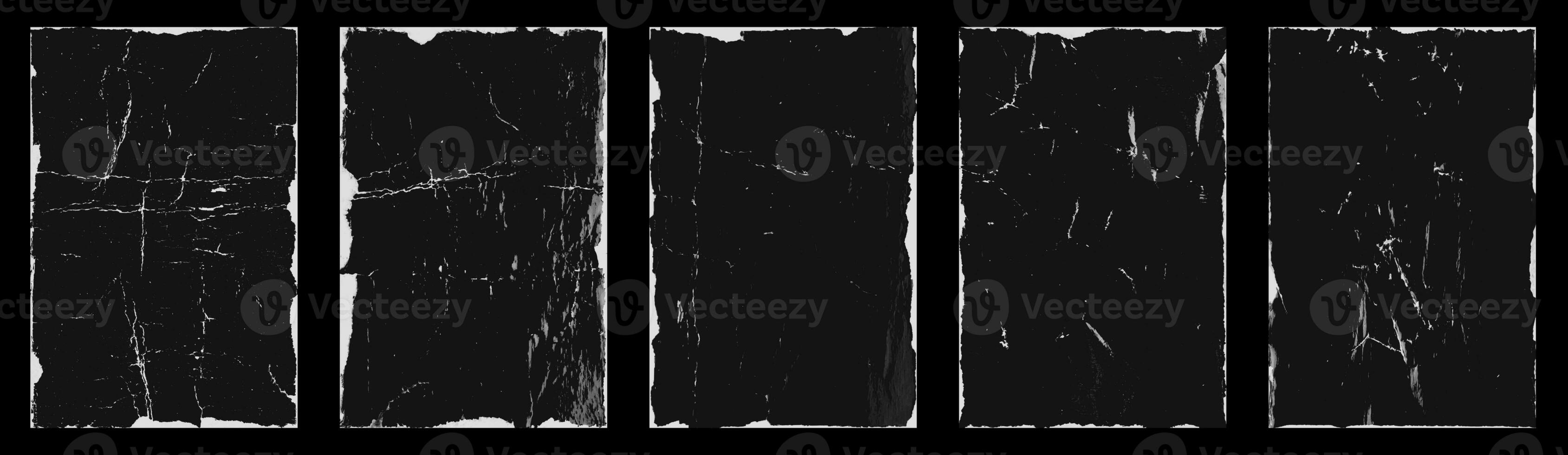 vide vieux ancien noir rayure déchiré affiche ensemble recouvrir texture Contexte photo
