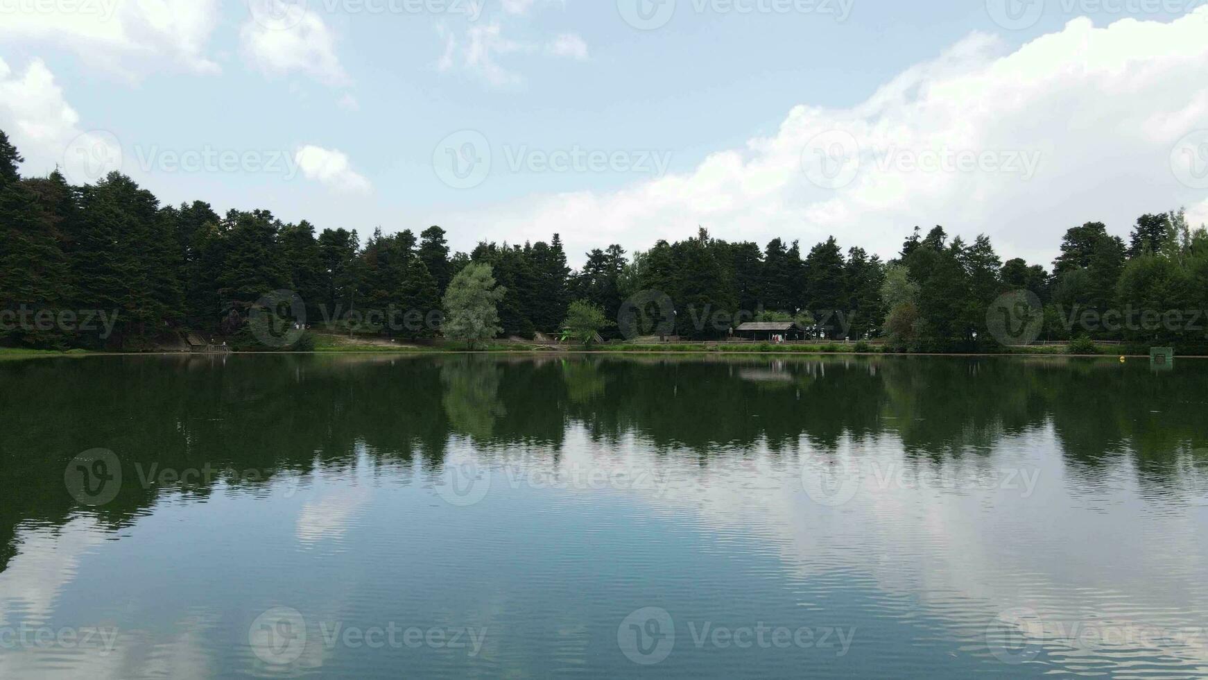 Lac réflexion paysage aérien vue photo