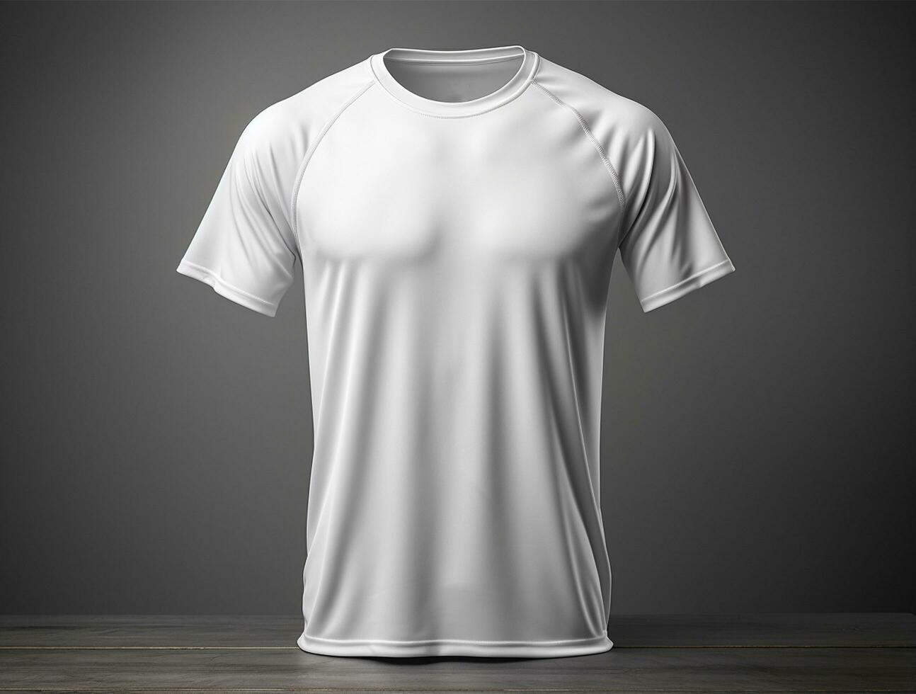 professionnel blanc Vide T-shirt ai généré photo