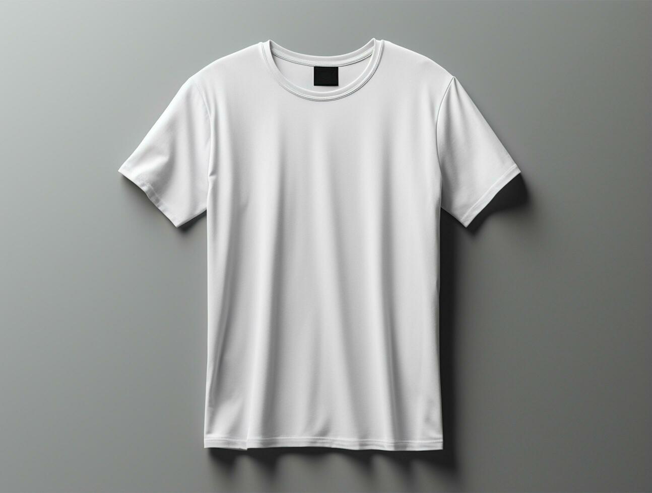 professionnel blanc Vide T-shirt ai généré photo