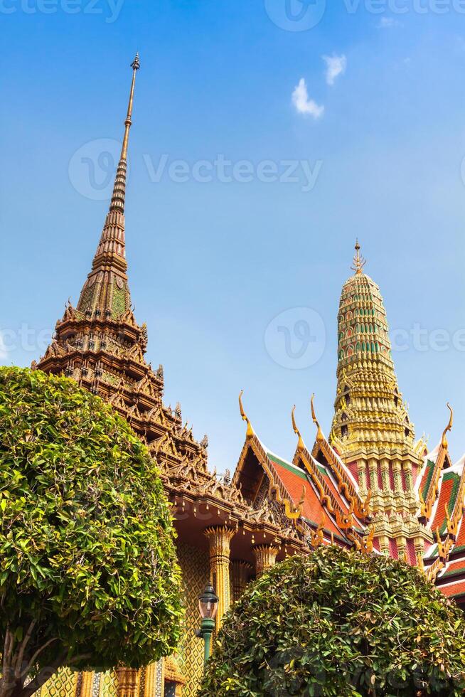 wat phra kaew temple de le émeraude Bouddha, Bangkok Thaïlande. photo