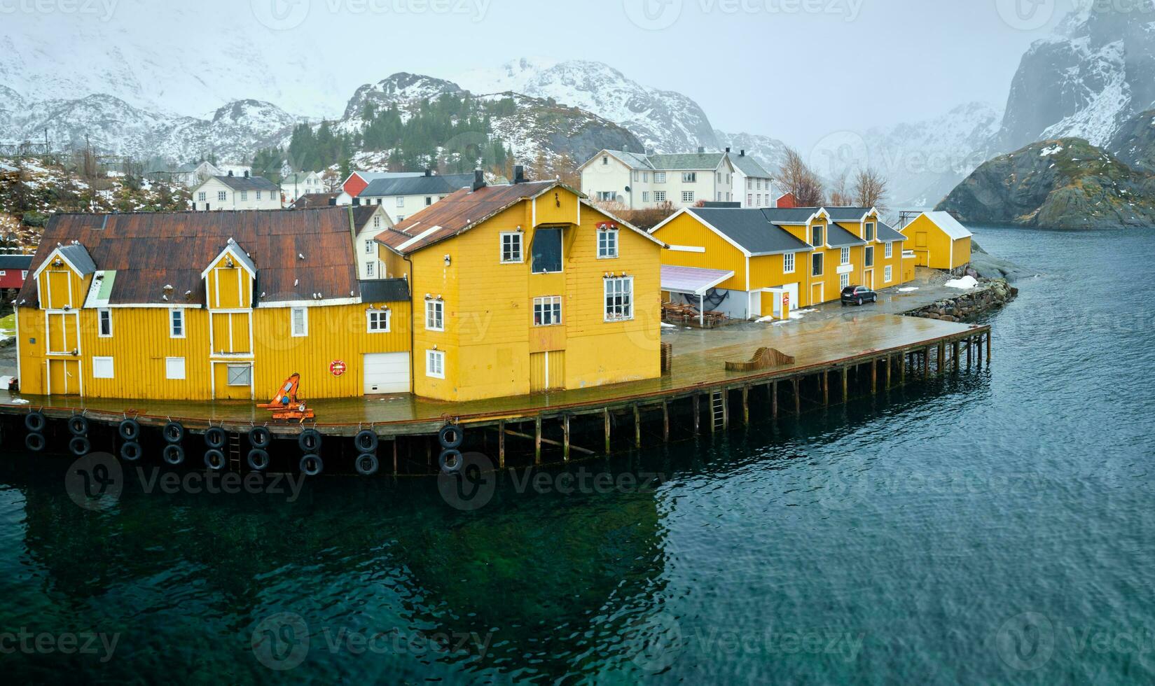 nusfjord pêche village dans Norvège photo