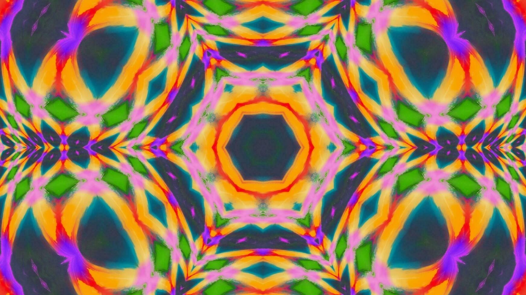 étourdissant abstrait kaléidoscope Contexte. unique multicolore mosaïque texture dans sans couture géométrique modèle photo