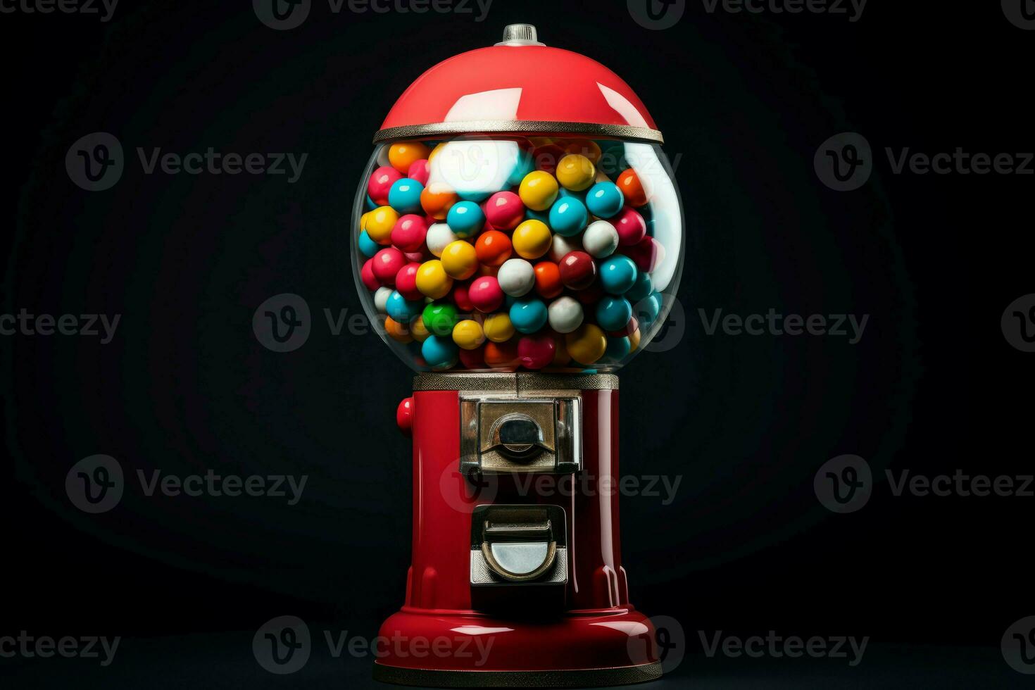 gumball machine équipement isolé. produire ai photo